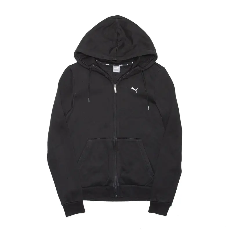 PUMA Sports Black Full Zip Hoodie Womens S