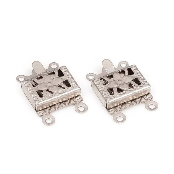 Tarnish Resistant 304 Stainless Steel Box Clasps