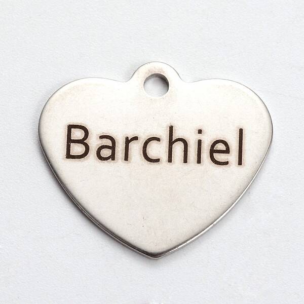 Non-Tarnish 201 Stainless Steel Heart Pendants