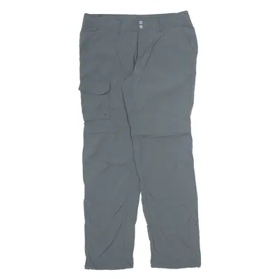 COLUMBIA Outdoor Womens Trousers Grey Slim Straight W32 L32