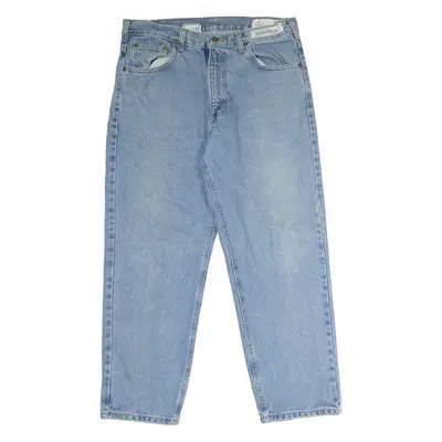 CARHARTT Workwear Mens Jeans Blue Relaxed Straight W34 L28