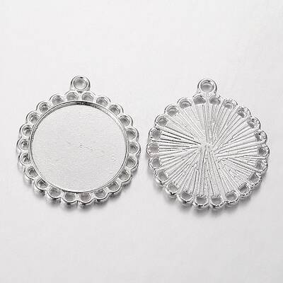 Tibetan Style Pendant Cabochon Settings