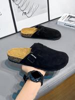 Men's Casual Solid Color Slides, Fashionable Soft Comfortable Slippers for Indoor Outdoor Wear, All-match Commuter Shoes for ...