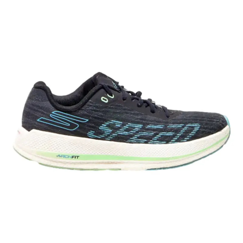 SKECHERS Sneaker Trainers Black Synthetic Womens UK 4