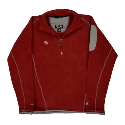 Mountain Hard Wear Fleece - Medium Red Polyester