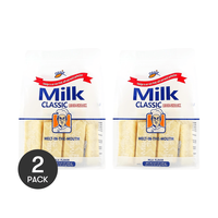 2Packs ORBIT Korean Milk Flavor Rice Crackers 240g - Popular Korean Snack, Creamy & Delicious!
