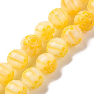 Handmade Millefiori Lampwork Beads Strands