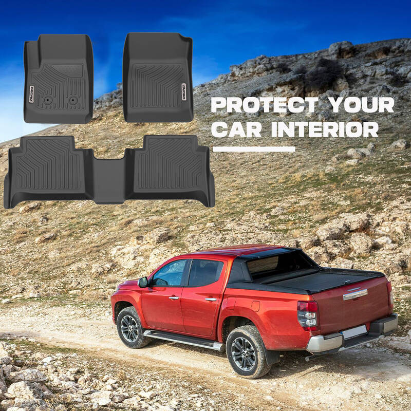 OEDRO Floor Mats for 2015-2022 Chevy Colorado / GMC Canyon Crew Cab
