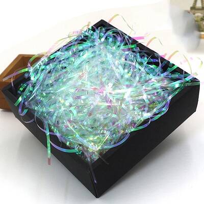 Colorful Raffia Crinkle Cut Paper Shred Filler