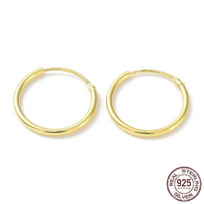 925 Sterling Silver Huggie Hoop Earrings