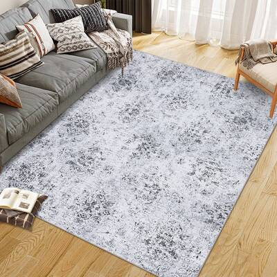 Garvee Washable Area Rug, Non Slip Low Pile Soft Accent Indoor Floor Carpet for Dining Room Office Entryway Kitchen