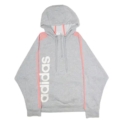 ADIDAS Womens Grey Hoodie M