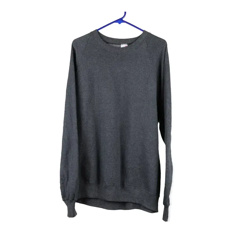 Jerzees Sweatshirt - XL Grey Cotton Blend