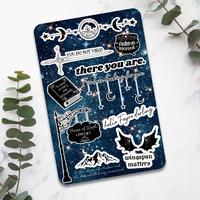 Cute Cardstock Case Insert for Kindle Paperwhite Basic | Smutty Book Lover Gift | Bookish Stickers for E-Reader | Fantasy Boo...