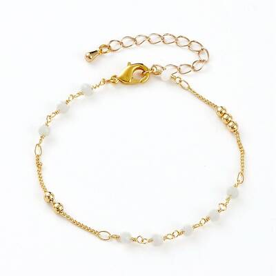Faceted Glass Beaded Bracelets