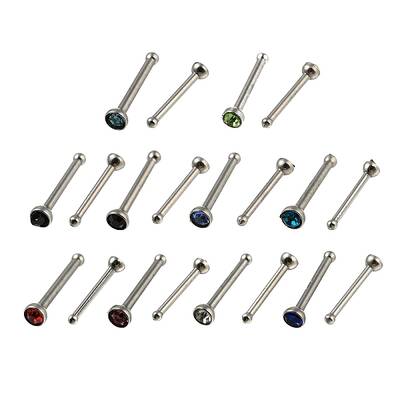 Rhinestone Nose Bone Rings