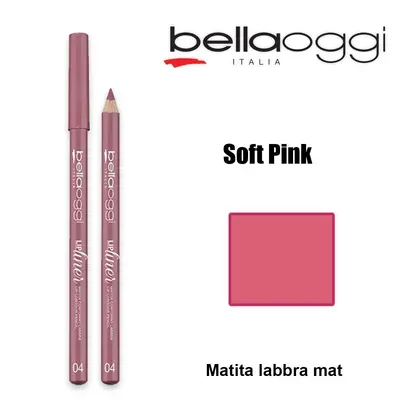 Lip liner soft pink matte effect lip pencil