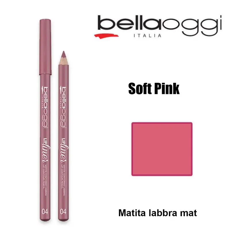 Lip liner soft pink matte effect lip pencil