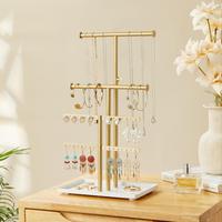 Jewelry Holder Organizer Necklace Display: Metal Aesthetic Room Decor Tree Stand for Necklace Bracelet Hanger and Earrings St...