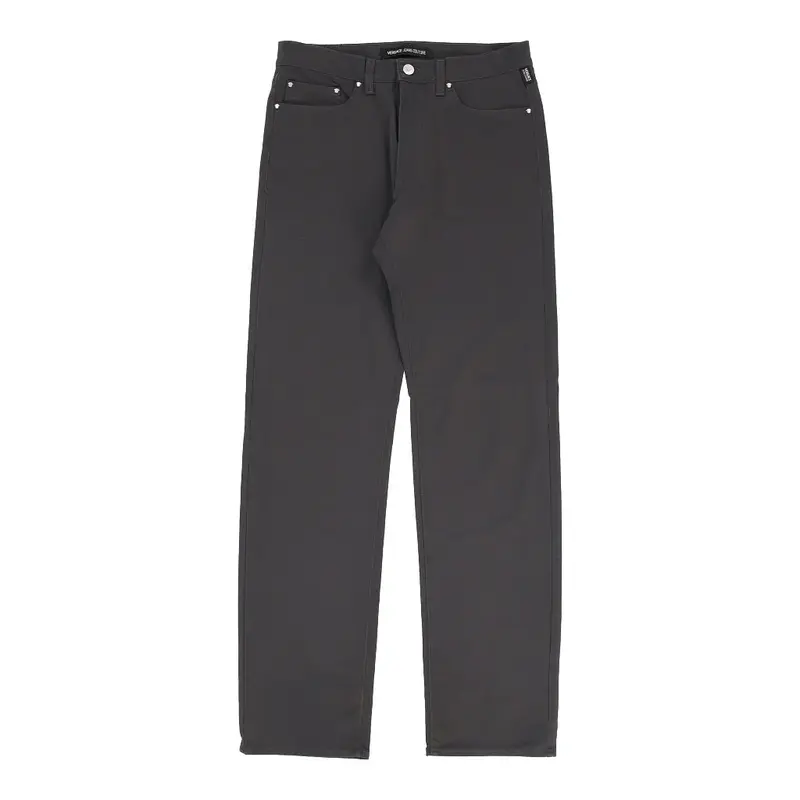 Vintage Versace Trousers - 30W UK 10 Grey Nylon