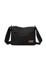 Women's Solid Color Multi-pocket Design Crossbody Bag, Fashionable Zipper Shoulder Bag for Daily Used, Casual Trendy Versatil...