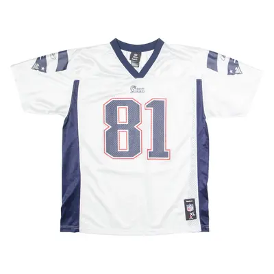 REEBOK New England Patriots #81 Moss Alternate Fan Womens Jersey White USA XL