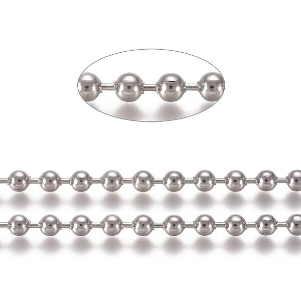 Tarnish Resistant 304 Stainless Steel Ball Chains