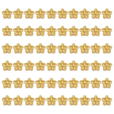 60Pcs Long-Lasting Plated Alloy Beads