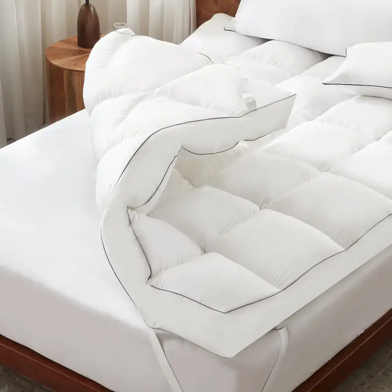 Cosybay Queen size 3-inch mattress topper for Christmas & Halloween & Dual, Memory Rebound Foam Cooling Mattress Topper Queen...