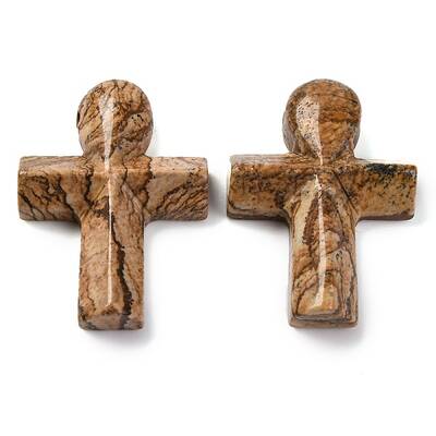 Natural Picture Jasper Pendants