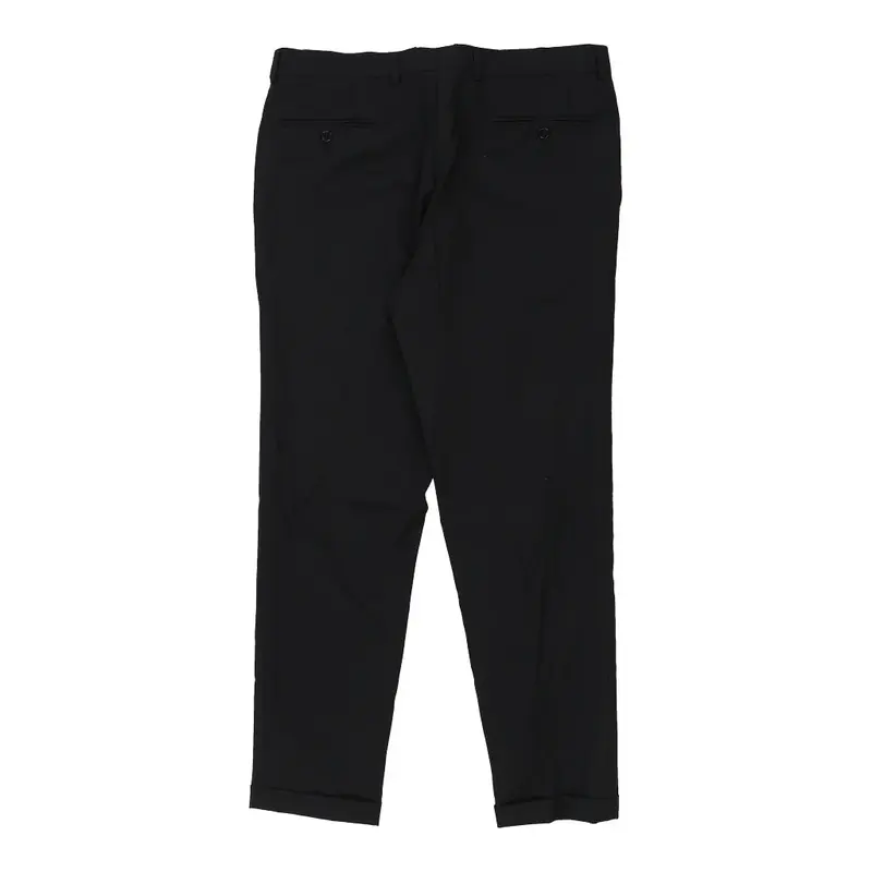Young Club Trousers - 36W 31L Navy Wool Blend