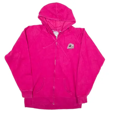 CHAMPION Admirals Hoodie Pink Full Zip Womens XL
