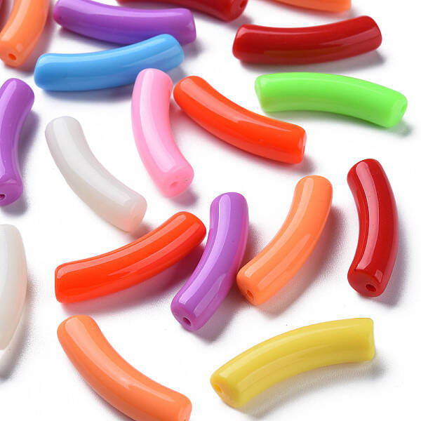 Opaque Acrylic Beads