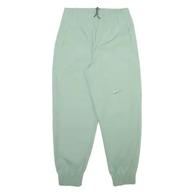 NIKE Womens Trousers Green Relaxed Tapered W30 L28