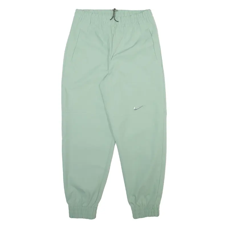 NIKE Womens Trousers Green Relaxed Tapered W30 L28