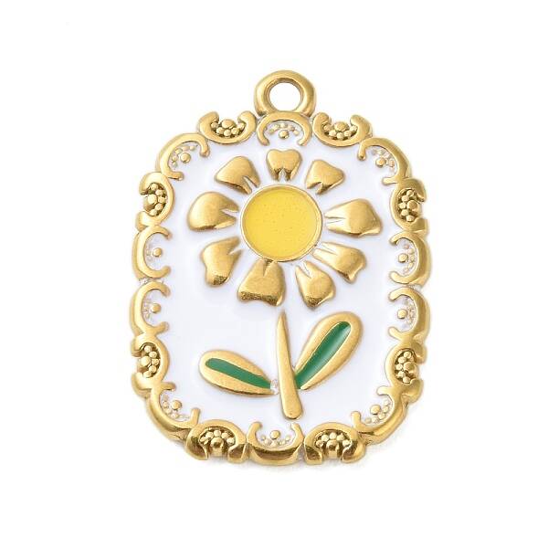 304 Stainless Steel Enamel Pendants