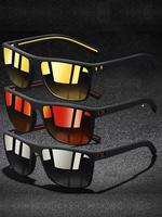 Retro Sunglasses, Suitable for Fishing, Cycling, Skiing, Running, Driving, Rubber Nose Pads, Legs for Slip Resistance