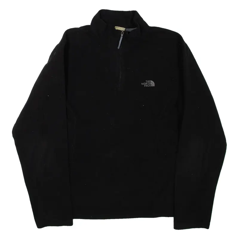 THE NORTH FACE Womens Fleece Black 1/4 Zip L