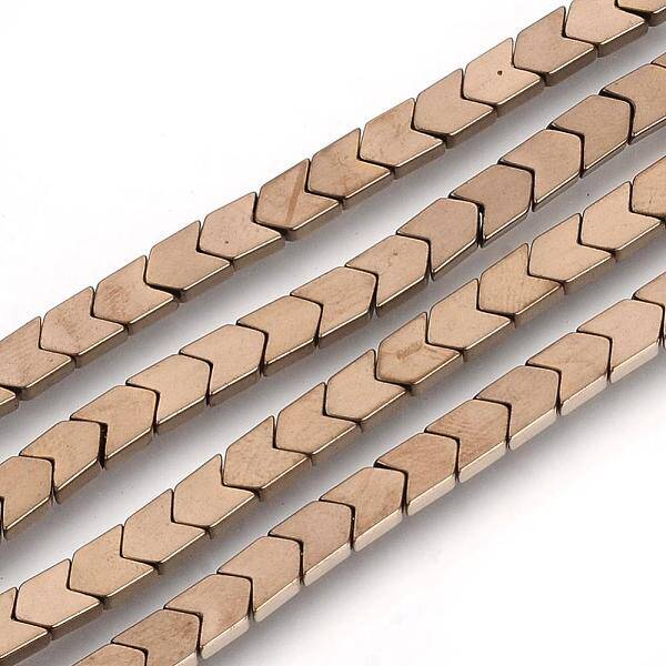 Electroplate Non-magnetic Synthetic Hematite Beads Strands
