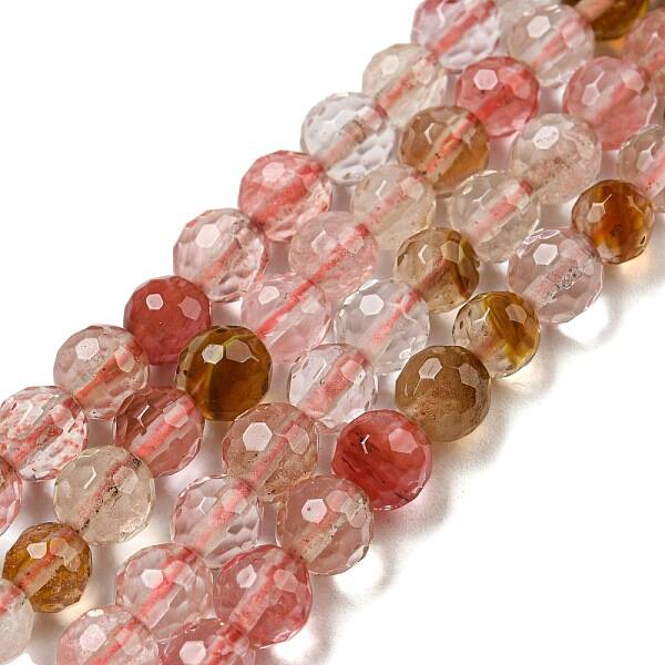 Tigerskin Glass Beads Strands