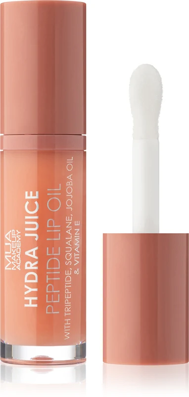 MUA Makeup Academy Hydra-Juice Peptide Lip Oil Caramel Glaze 7ml