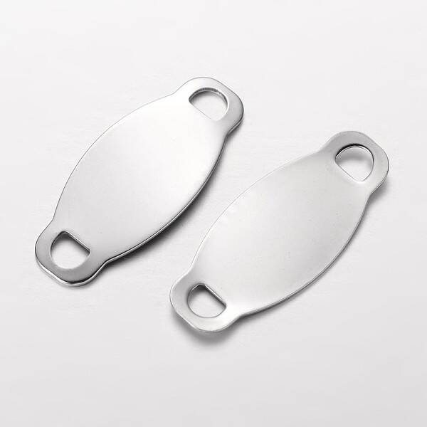 Tarnish Resistant Oval 304 Stainless Steel Links connectors