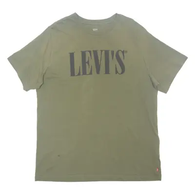 LEVI'S Mens T-Shirt Green XL