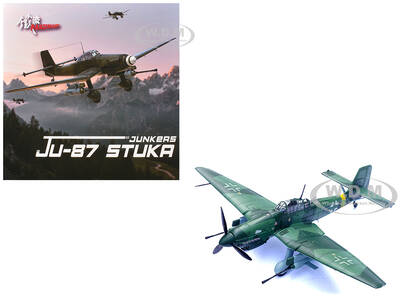 Junkers Ju 87G2 Stuka Bomber Aircraft 10.(Pz)/SG 2 Immelmann T6+BB Oberst Hans-Ulrich Rudel Romania (1944) German Luftwaffe W...