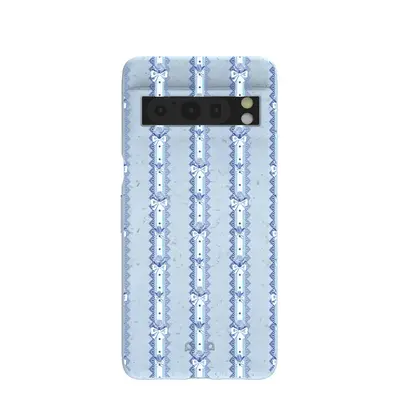 Powder Blue Bows and Blossoms Google Pixel 8 Pro Case