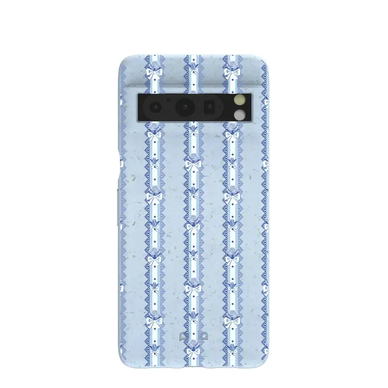 Powder Blue Bows and Blossoms Google Pixel 8 Pro Case