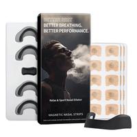 Magnetic Nasal Strips Starter Kit, 30pcs Nasal Patch & 1 Magnetic Applicator & 4 Nose Clips, Nasal Breathing Patch, Nasal Car...