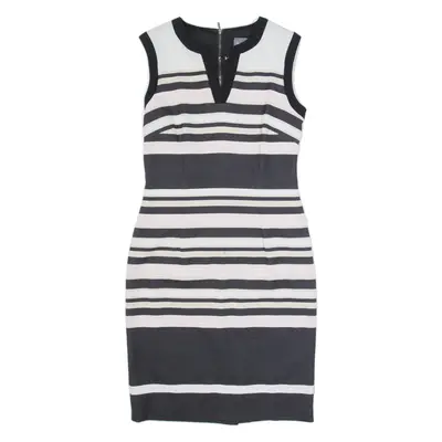 PHASE EIGHT Womens Pencil Dress Pink Striped Sleeveless Midi M