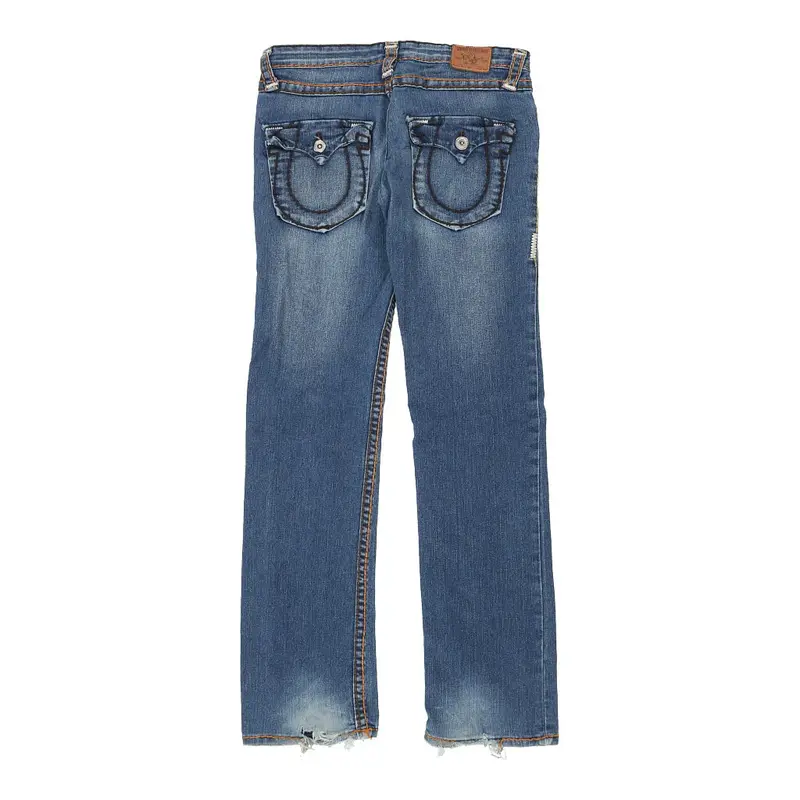 Billy Big T Made in USA True Religion Jeans - 32W UK 8 Blue Cotton