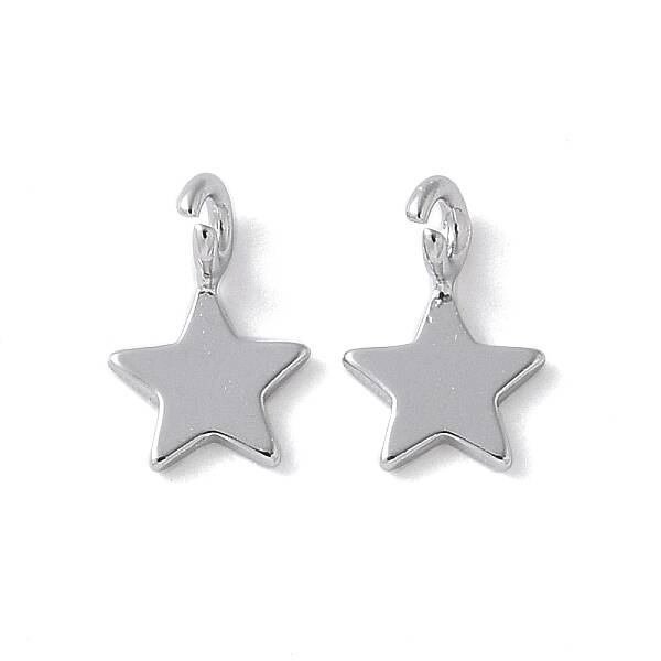 925 Sterling Silver Star Charms